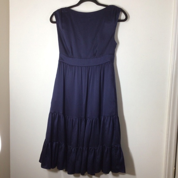 Lily Pulitzer 0 Blue Silk Dress - Picture 6 of 10